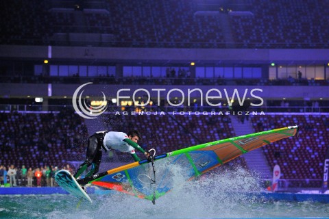  05.09.2014 WARSZAWA STADION NARODOWY<br />HALOWY PUCHAR SWIATA W WINDSURFINGU<br />N/Z ZAWODNIK<br /> 