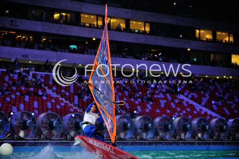  05.09.2014 WARSZAWA STADION NARODOWY<br />HALOWY PUCHAR SWIATA W WINDSURFINGU<br />N/Z ZAWODNIK<br /> 