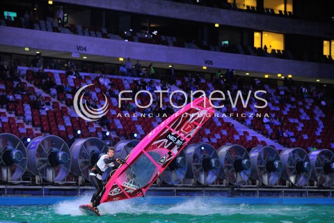  05.09.2014 WARSZAWA STADION NARODOWY<br />HALOWY PUCHAR SWIATA W WINDSURFINGU<br />N/Z ZAWODNIK<br /> 