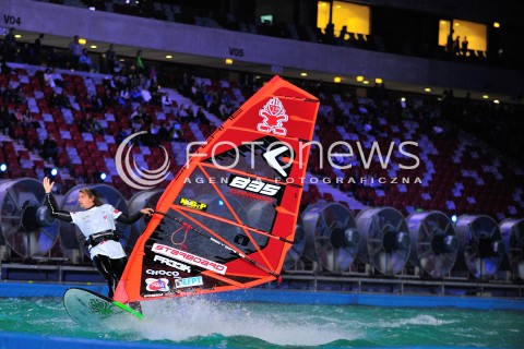  05.09.2014 WARSZAWA STADION NARODOWY<br />HALOWY PUCHAR SWIATA W WINDSURFINGU<br />N/Z ZAWODNIK<br /> 