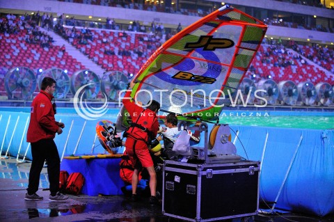  05.09.2014 WARSZAWA STADION NARODOWY<br />HALOWY PUCHAR SWIATA W WINDSURFINGU<br />N/Z ZAWODNIK<br /> 