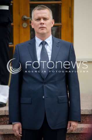  19.09.2014 WARSZAWA SPOTKANIE MINISTRA OBRONY NARODOWEJ POLSKI TOMASZA SIEMONIAKA Z MINISTREM OBRONY UKRAINY GENERALEM VALERIYEM HELETEYEM N/Z MINISTER OBRONY NARODOWEJ RP TOMASZ SIEMONIAK  