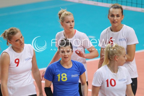  19.09.2014 RZESZOW <br />SIATKOWKA<br />TURNIEJ ZESPOLOW ORLENLIGI PRZED SEZONEM 2014/2015<br />MECZ DEVELOPRES SKYRES RZESZOW - MUSZYNIANKA MUSZYNA<br />N/Z LUCYNA BOREK PAULA SZEREMETA KATARZYNA WARZOCHA <br /> 