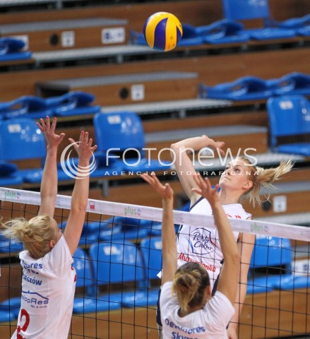  19.09.2014 RZESZOW <br />SIATKOWKA<br />TURNIEJ ZESPOLOW ORLENLIGI PRZED SEZONEM 2014/2015<br />MECZ DEVELOPRES SKYRES RZESZOW - MUSZYNIANKA MUSZYNA<br />N/Z NATALIA KURNIKOWSKA SYLWETKA<br /> 
