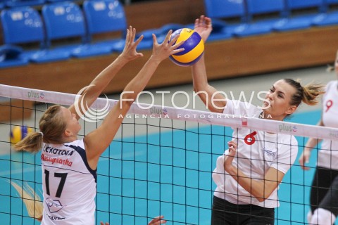  19.09.2014 RZESZOW <br />SIATKOWKA<br />TURNIEJ ZESPOLOW ORLENLIGI PRZED SEZONEM 2014/2015<br />MECZ DEVELOPRES SKYRES RZESZOW - MUSZYNIANKA MUSZYNA<br />N/Z KATARZYNA WARZOCHA <br /> 