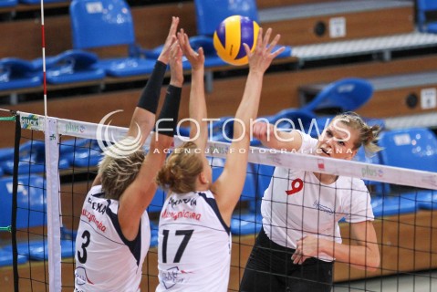  19.09.2014 RZESZOW <br />SIATKOWKA<br />TURNIEJ ZESPOLOW ORLENLIGI PRZED SEZONEM 2014/2015<br />MECZ DEVELOPRES SKYRES RZESZOW - MUSZYNIANKA MUSZYNA<br />N/Z PAULA SZEREMETA <br /> 