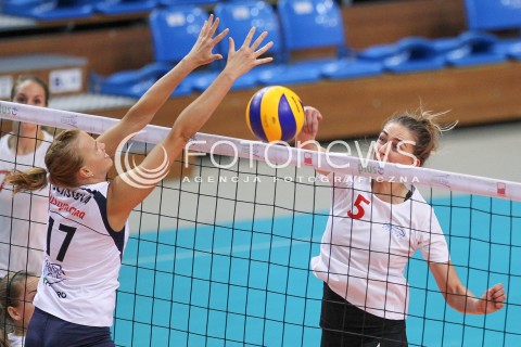  19.09.2014 RZESZOW <br />SIATKOWKA<br />TURNIEJ ZESPOLOW ORLENLIGI PRZED SEZONEM 2014/2015<br />MECZ DEVELOPRES SKYRES RZESZOW - MUSZYNIANKA MUSZYNA<br />N/Z JUSTYNA SOSNOWSKA SYLWETKA<br /> 