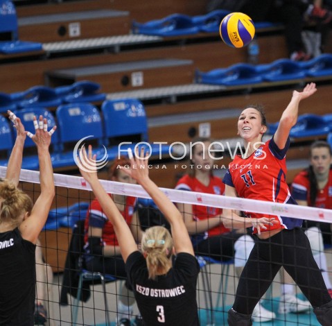  19.09.2014 RZESZOW <br />SIATKOWKA<br />TURNIEJ ZESPOLOW ORLENLIGI PRZED SEZONEM 2014/2015<br />MECZ KSZO OSTROWIEC SWIETOKRZYSKI - PALAC BYDGOSZCZ<br />N/Z ZUZANNA CZYZNIELEWSKA<br /> 