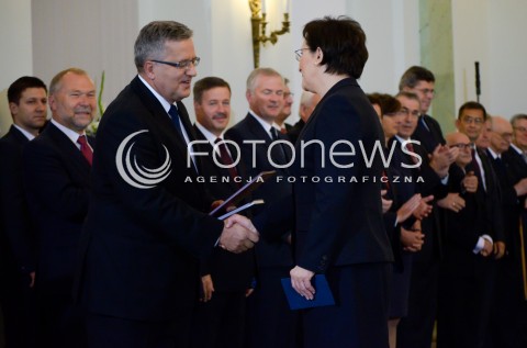 Prezydent RP powołał Rząd Premier Ewy Kopacz w Warszawie