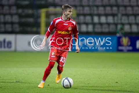  23.09.2014 LODZ PILKA NOZNA POLSKA 1/16 PUCHAR POLSKI SEZON 2014/2015 FOOTBALL POLISH WIDZEW LODZ - SLASK WROCLAW N/Z SYLWETKA BARTLOMIEJ KASPRZAK  