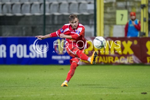  23.09.2014 LODZ PILKA NOZNA POLSKA 1/16 PUCHAR POLSKI SEZON 2014/2015 FOOTBALL POLISH WIDZEW LODZ - SLASK WROCLAW N/Z SYLWETKA BARTLOMIEJ KASPRZAK  