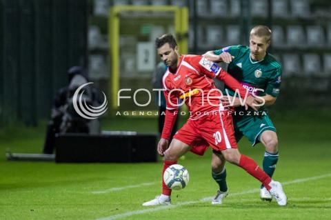  23.09.2014 LODZ PILKA NOZNA POLSKA 1/16 PUCHAR POLSKI SEZON 2014/2015 FOOTBALL POLISH WIDZEW LODZ - SLASK WROCLAW N/Z PIOTR CELEBAN DAVID KWIEK  