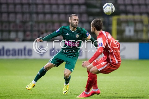  23.09.2014 LODZ PILKA NOZNA POLSKA 1/16 PUCHAR POLSKI SEZON 2014/2015 FOOTBALL POLISH WIDZEW LODZ - SLASK WROCLAW N/Z MACHAJ MATEUSZ  