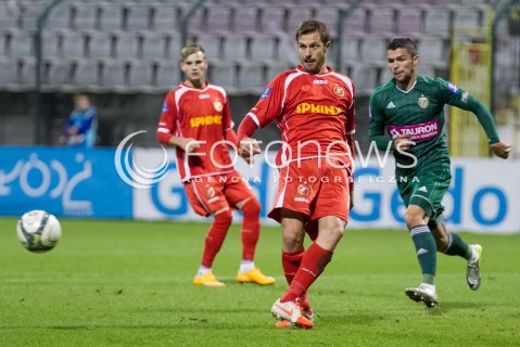  23.09.2014 LODZ PILKA NOZNA POLSKA 1/16 PUCHAR POLSKI SEZON 2014/2015 FOOTBALL POLISH WIDZEW LODZ - SLASK WROCLAW N/Z DIMITRIJE INJAC  