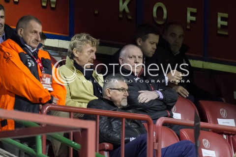  23.09.2014 LODZ PILKA NOZNA POLSKA 1/16 PUCHAR POLSKI SEZON 2014/2015 FOOTBALL POLISH WIDZEW LODZ - SLASK WROCLAW N/Z ZBIGNIEW BONIEK SYLWESTER CACEK  