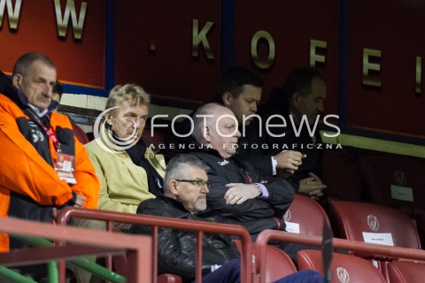  23.09.2014 LODZ PILKA NOZNA POLSKA 1/16 PUCHAR POLSKI SEZON 2014/2015 FOOTBALL POLISH WIDZEW LODZ - SLASK WROCLAW N/Z ZBIGNIEW BONIEK SYLWESTER CACEK  