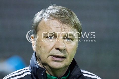  23.09.2014 LODZ PILKA NOZNA POLSKA 1/16 PUCHAR POLSKI SEZON 2014/2015 FOOTBALL POLISH WIDZEW LODZ - SLASK WROCLAW N/Z TADEUSZ PAWLOWSKI SYLWETKA  