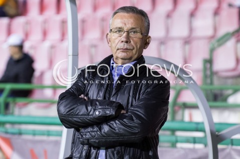  23.09.2014 LODZ PILKA NOZNA POLSKA 1/16 PUCHAR POLSKI SEZON 2014/2015 FOOTBALL POLISH WIDZEW LODZ - SLASK WROCLAW N/Z WLODZIMIERZ TYLAK SYLWETKA  