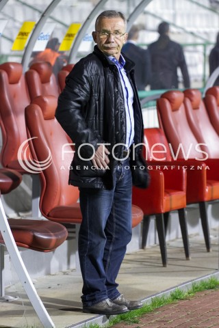  23.09.2014 LODZ PILKA NOZNA POLSKA 1/16 PUCHAR POLSKI SEZON 2014/2015 FOOTBALL POLISH WIDZEW LODZ - SLASK WROCLAW N/Z WLODZIMIERZ TYLAK SYLWETKA  