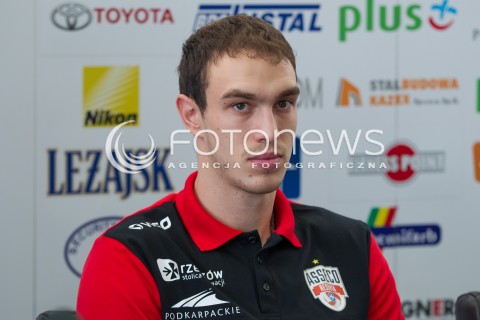  25.09.2014 RZESZOW <br />PREZENTACJA NOWYCH ZAWODNIKOW ASSECO RESOVII RZESZOW <br />N/Z MARKO IVOVIC<br /> 