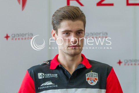  25.09.2014 RZESZOW <br />PREZENTACJA NOWYCH ZAWODNIKOW ASSECO RESOVII RZESZOW <br />N/Z DAWID DRYJA<br /> 