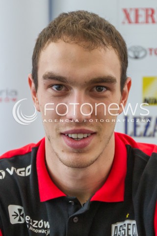  25.09.2014 RZESZOW <br />PREZENTACJA NOWYCH ZAWODNIKOW ASSECO RESOVII RZESZOW <br />N/Z MARKO IVOVIC GLOWKA PORTRET SYLWETKA<br /> 