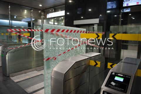  28.09.2014 WARSZAWA<br />PRZEJAZD POCIAGIEM INSPIRO TRASA CENTRALNEGO ODCINKA II LINII METRA<br />N/Z BRAMKI STACJA RONDO DASZYNSKIEGO<br /> 