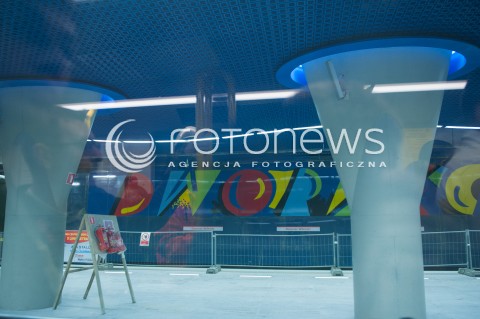  28.09.2014 WARSZAWA<br />PRZEJAZD POCIAGIEM INSPIRO TRASA CENTRALNEGO ODCINKA II LINII METRA<br />N/Z STACJA DWORZEC WILENSKIE<br /> 