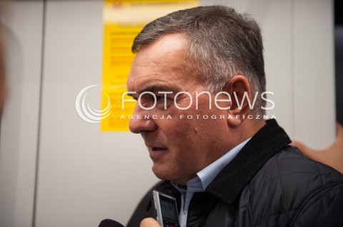  28.09.2014 WARSZAWA<br />PRZEJAZD POCIAGIEM INSPIRO TRASA CENTRALNEGO ODCINKA II LINII METRA<br />N/Z PREZES METRA WARSZAWSKIEGO JERZY LEJK<br /> 