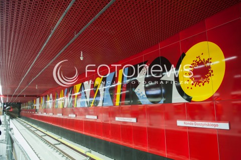  28.09.2014 WARSZAWA<br />PRZEJAZD POCIAGIEM INSPIRO TRASA CENTRALNEGO ODCINKA II LINII METRA<br />N/Z STACJA RONDO DASZYNSKIEGO<br /> 