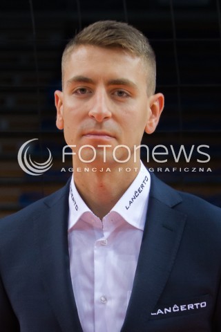  29.09.2014 RZESZOW <br />SESJA ZDJECIOWA SIATKARZY ASSECO RESOVIA<br />N/Z MICHAL MIESZKO GOGOL - STATYSTYK<br /> 