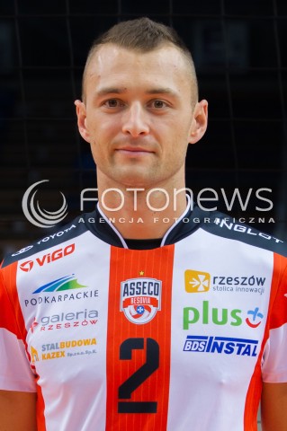  29.09.2014 RZESZOW <br />SESJA ZDJECIOWA SIATKARZY ASSECO RESOVIA<br />N/Z PAUL LOTMAN<br /> 