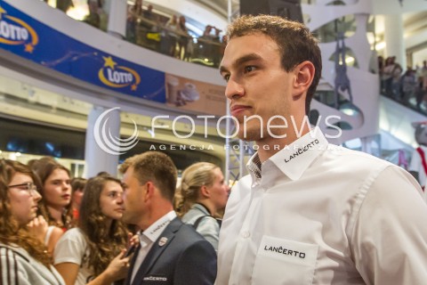  01.10.2014 RZESZOW <br />PREZENTACJA SIATKARZY ASSECO RESOVIA W GALERII RZESZOW<br />N/Z MARCO IVOVIC<br /> 