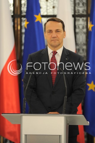  01.10.2014 WARSZAWA SEJM RP<br />OBRADY SEJMU KONFERENCJA PRASOWA<br />N/Z MARSZALEK SEJMU RADOSLAW SIKORSKI<br /> 