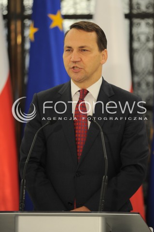  01.10.2014 WARSZAWA SEJM RP<br />OBRADY SEJMU KONFERENCJA PRASOWA<br />N/Z MARSZALEK SEJMU RADOSLAW SIKORSKI<br /> 