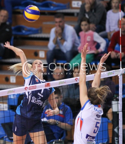  03.10.2014 RZESZOW<br />SIATKOWKA ORLEN LIGA 2014/2015 WOMEN VOLLEYBALL POLAND POLISH ORLENLIGA LEAGUE SEASON 2014/2015<br />MECZ DEVELOPRES SKYRES RZESZOW - CHEMIK POLICE<br />N/Z ANNA WERBLINSKA <br /> 