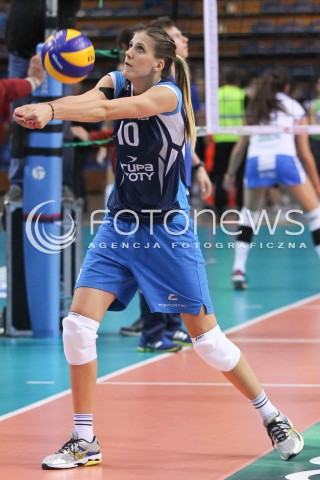  03.10.2014 RZESZOW<br />SIATKOWKA ORLEN LIGA 2014/2015 WOMEN VOLLEYBALL POLAND POLISH ORLENLIGA LEAGUE SEASON 2014/2015<br />MECZ DEVELOPRES SKYRES RZESZOW - CHEMIK POLICE<br />N/Z ANA BJELICA SYLWETKA <br /> 