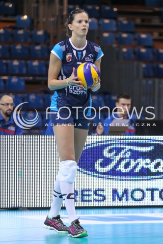  03.10.2014 RZESZOW<br />SIATKOWKA ORLEN LIGA 2014/2015 WOMEN VOLLEYBALL POLAND POLISH ORLENLIGA LEAGUE SEASON 2014/2015<br />MECZ DEVELOPRES SKYRES RZESZOW - CHEMIK POLICE<br />N/Z SANJA MALAGURSKI SYLWETKA <br /> 