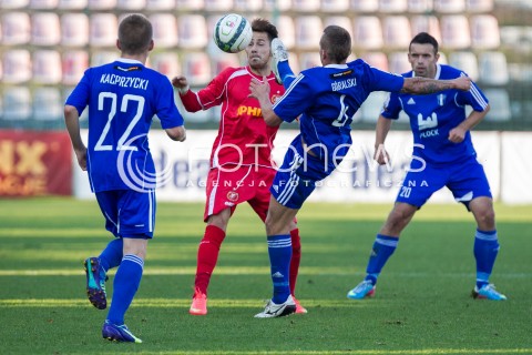  04.10.2014 LODZ PILKA NOZNA POLSKA PIERWSZA LIGA SEZON 2014/2015 FOOTBALL POLISH  WIDZEW LODZ - WISLA PLOCK N/Z KRZYSZTOF JANUS  
