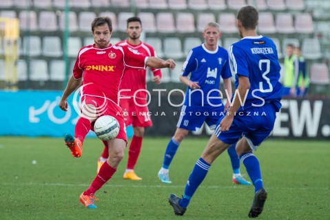  04.10.2014 LODZ PILKA NOZNA POLSKA PIERWSZA LIGA SEZON 2014/2015 FOOTBALL POLISH  WIDZEW LODZ - WISLA PLOCK N/Z DIMITRIJE INJAC  