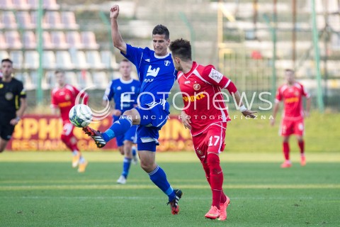  04.10.2014 LODZ PILKA NOZNA POLSKA PIERWSZA LIGA SEZON 2014/2015 FOOTBALL POLISH  WIDZEW LODZ - WISLA PLOCK N/Z MARKO RADIC  