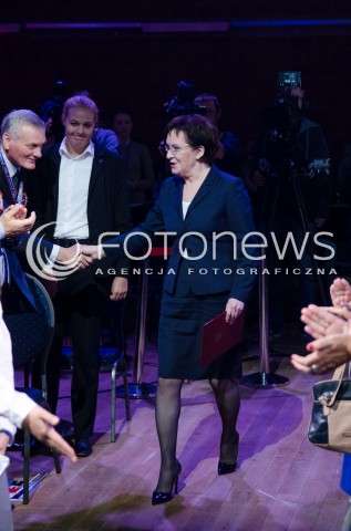 04.10.2014 WARSZAWA WARSZAWSKA KONWENCJA PLATFORMY OBYWATELSKIEJ INAUGURUJACA KAMPANIE WYBORCZA PRZED WYBORAMI SAMORZADOWYMI N/Z PREMIER EWA KOPACZ   