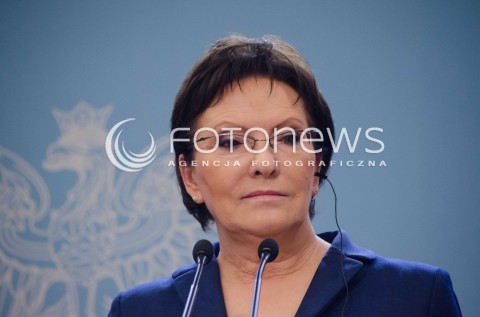  06.10.2014 WARSZAWA WIZYTA SEKRETARZA GENERALNEGO NATO W POLSCE N/Z PREMIER RP EWA KOPACZ  