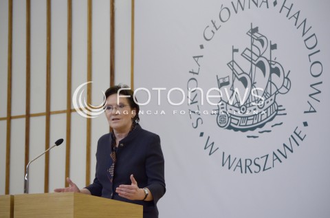  08.10.2014 WARSZAWA <br />
PREMIER EWA KOPACZ NA INAUGURACJI ROKU AKADEMICKIEGO UNIWERSYTETU TRZECIEGO WIEKU<br />
N/Z PREMIER RP EWA KOPACZ<br />
 
