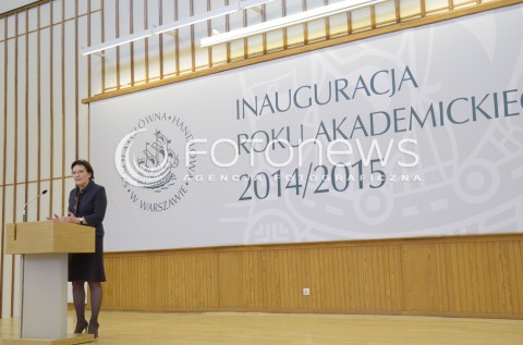 Premier Ewa Kopacz na Inauguracji Roku Akademickiego na UTW w Warszawie