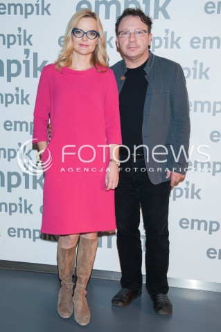  08.10.2014 WARSZAWA EMPIK<br />PROMOCJA KSIAZKI MONIKI ZAMACHOWSKIEJ KUCHNIA KOBIET <br />N/Z MONIKA ZAMACHOWSKA ZBIGNIEW ZAMACHOWSKI<br /> 