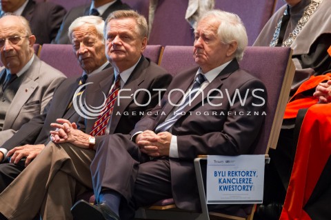  10.10.2014 LODZ WIZYTA PREZYDENTA RP W LODZI Z OKAZJI INAUGURACJI ROKU AKADEMICKIEGO WYDZIALU MEDYCZNEGO UNIWERSYTETU LODZKIEGO N/Z   