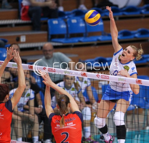  10.10.2014 RZESZOW<br />SIATKOWKA ORLEN LIGA 2014/2015 WOMEN VOLLEYBALL POLAND POLISH ORLENLIGA LEAGUE SEASON 2014/2015<br />MECZ DEVELOPRES SKYRES RZESZOW - BUDOWLANI LODZ<br />N/Z PAULA SZEREMETA <br /> 