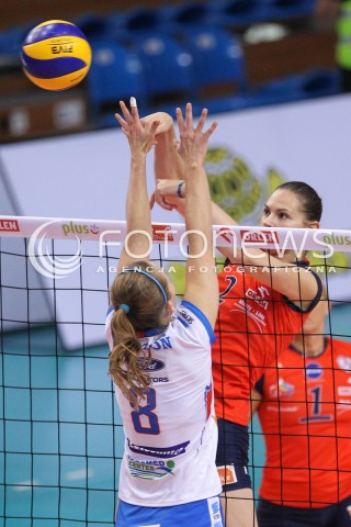  10.10.2014 RZESZOW<br />SIATKOWKA ORLEN LIGA 2014/2015 WOMEN VOLLEYBALL POLAND POLISH ORLENLIGA LEAGUE SEASON 2014/2015<br />MECZ DEVELOPRES SKYRES RZESZOW - BUDOWLANI LODZ<br />N/Z GABRIELA POLANSKA <br /> 