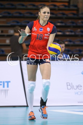  10.10.2014 RZESZOW<br />SIATKOWKA ORLEN LIGA 2014/2015 WOMEN VOLLEYBALL POLAND POLISH ORLENLIGA LEAGUE SEASON 2014/2015<br />MECZ DEVELOPRES SKYRES RZESZOW - BUDOWLANI LODZ<br />N/Z ALEKSANDRA SIKORSKA SYLWETKA <br /> 